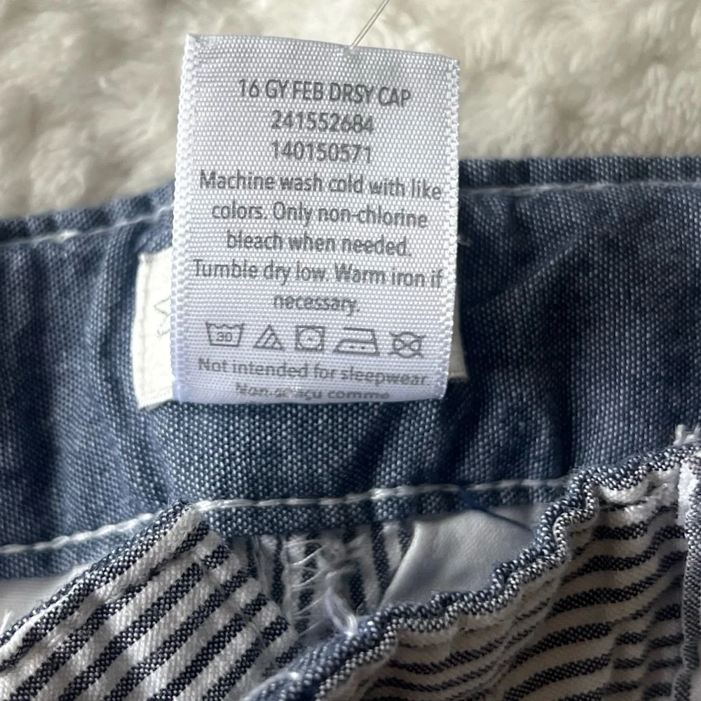 NWT Gymboree Boys Seersucker Striped Pant Size 6